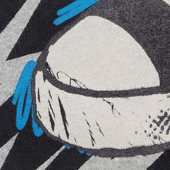 Lightning AOP Shirt 2XL 25x29 Black White - Picture 9 of 11